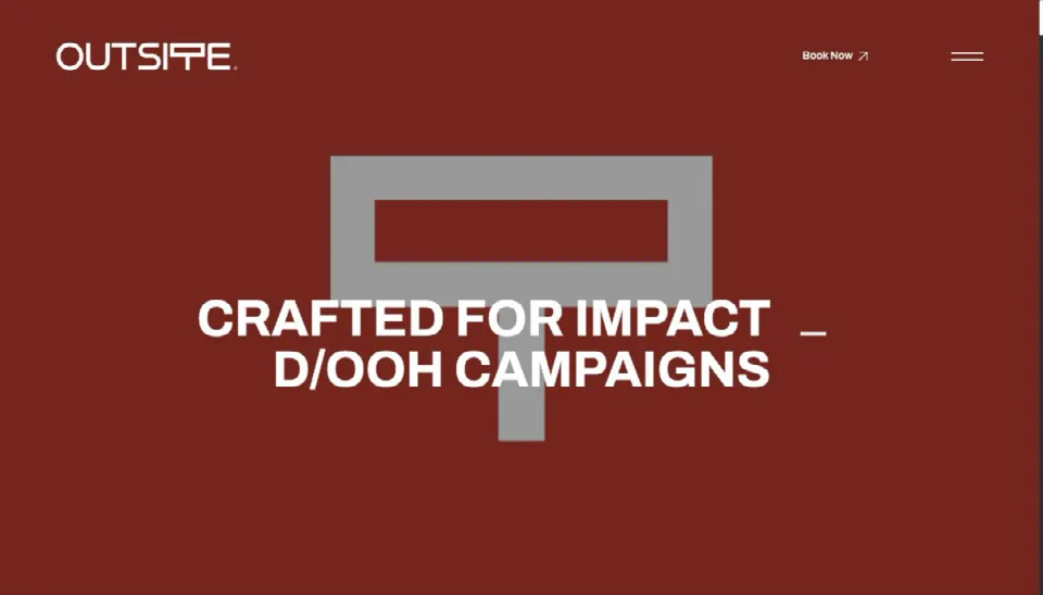 OUTSITE project screenshot (Media & Advertising)