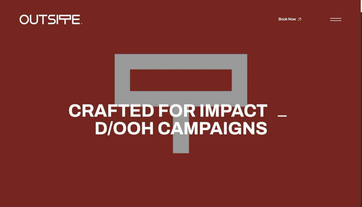 OUTSITE project screenshot (Media & Advertising)